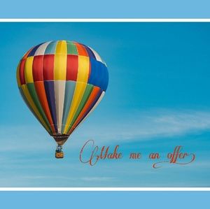 Don't be shy! Make me a reasonable offer!